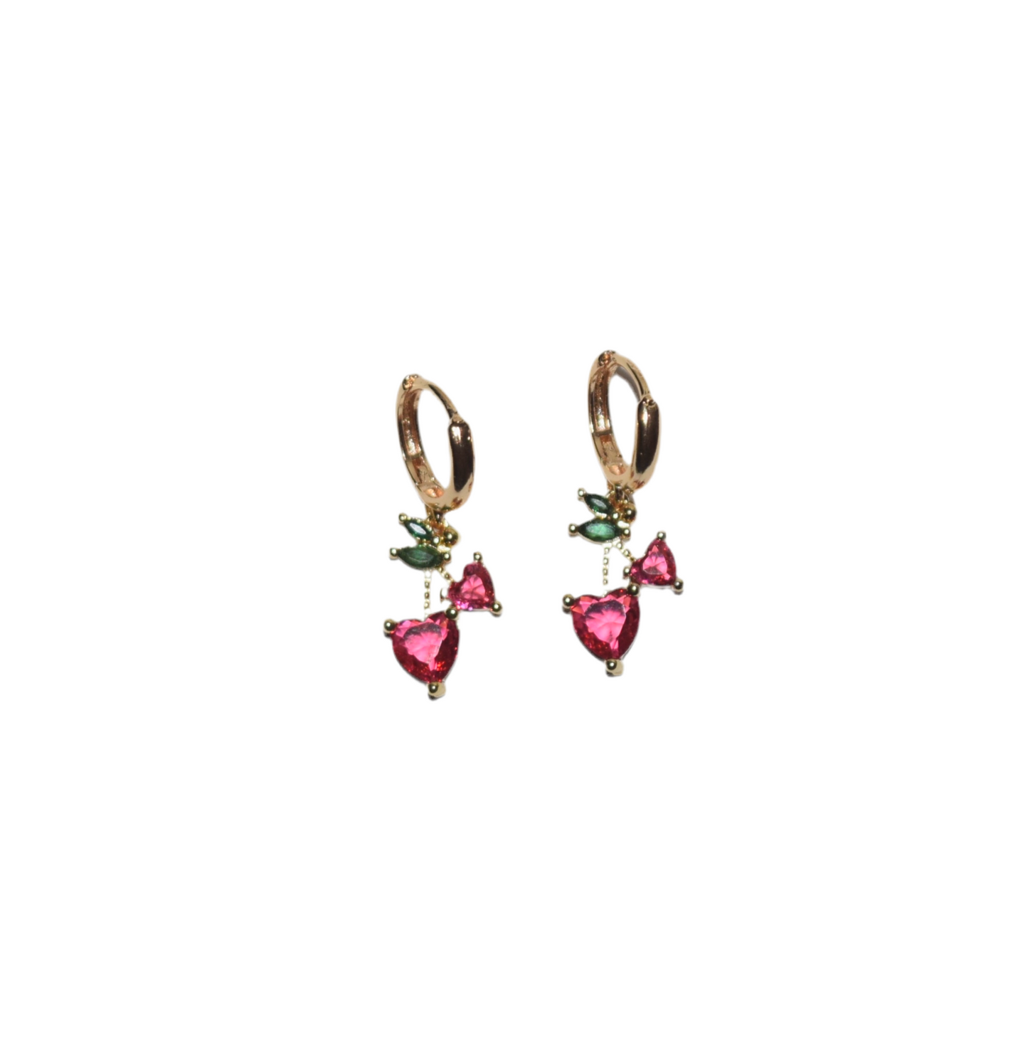 Cherry love earrings