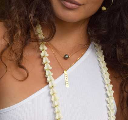 Floating Tahitian Necklace