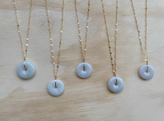 Jade Discs Necklace